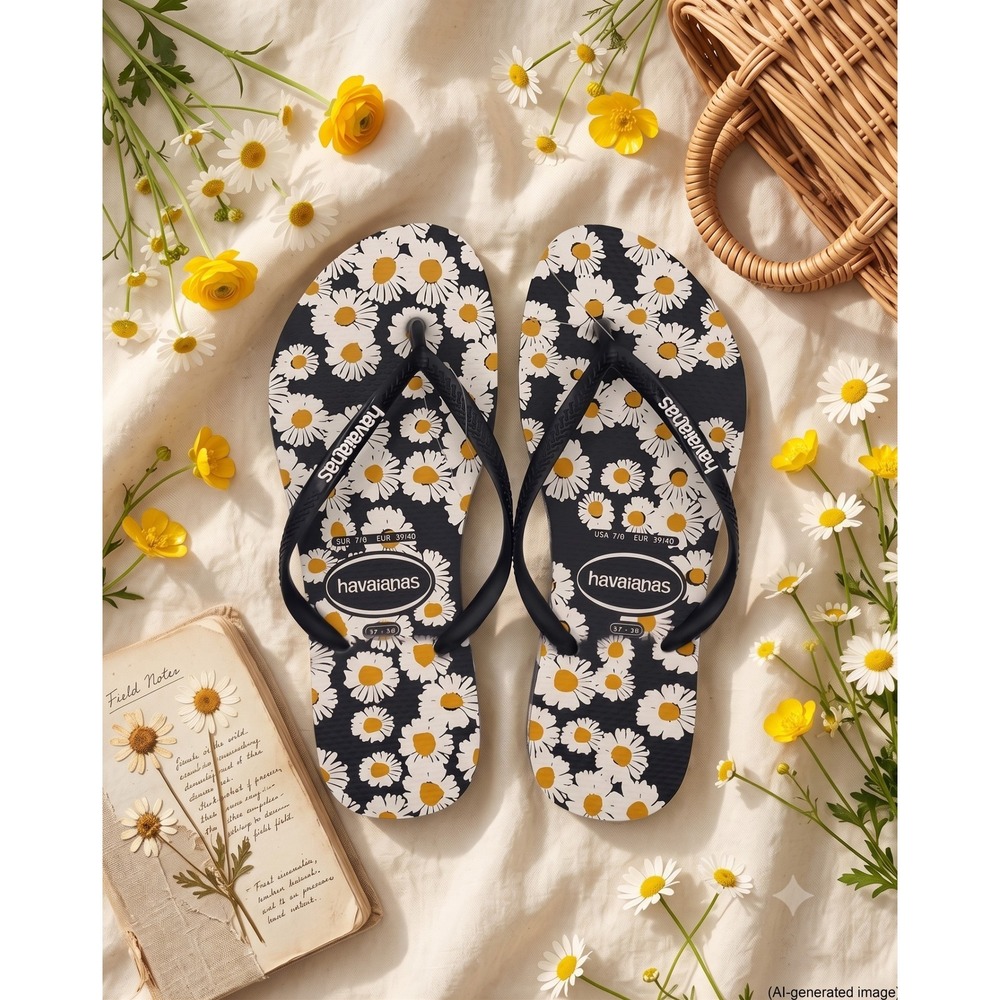 SLPR0015 | W's 7/8 | Havaianas Daisy Meadow flip flops / sandals